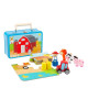 Set de jeu dans sa valise-ferme 3 ans