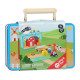 Set de jeu dans sa valise-ferme 3 ans