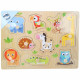 Puzzle en bois-les animaux 12 mois