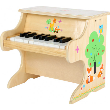 Piano en bois-petit renard 3 ans.