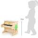 Piano en bois-petit renard 3 ans.