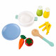 Cuisine jouet en-bois compact Pastel